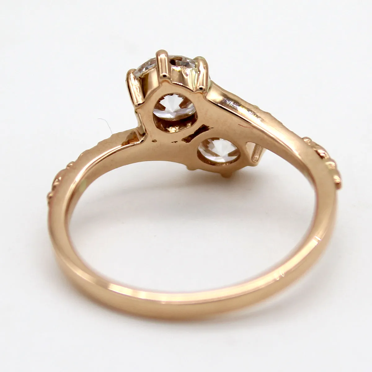 1.4 CT Moissanite Engagement Fine Ring