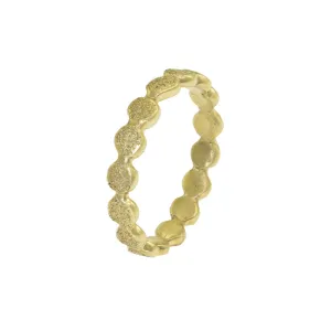 14K Gold Droplet Band