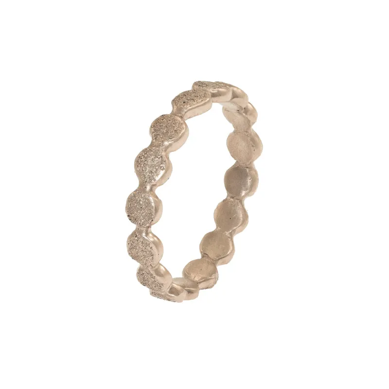 14K Gold Droplet Band