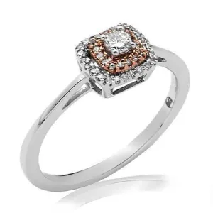 14KW R 0.25CTW DIAMOND BRIDAL RING