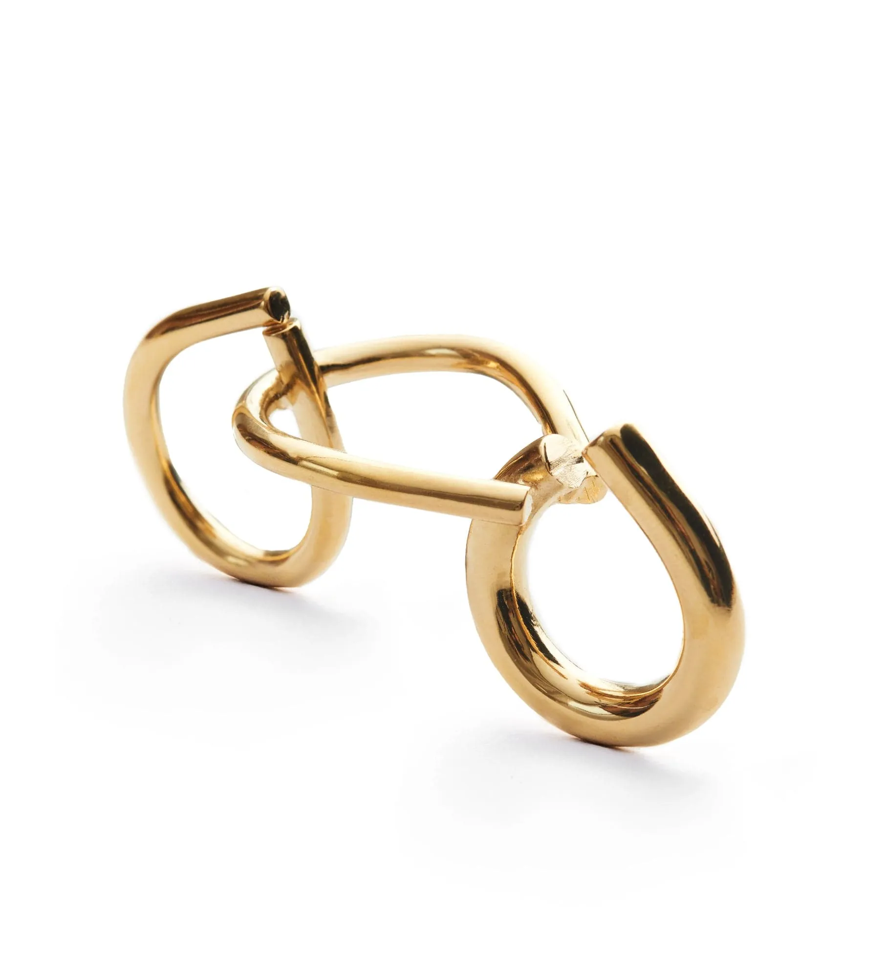 2 Fingers Thin Chain Ring