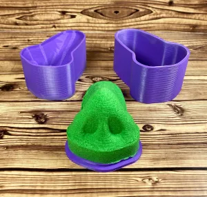 3D Human Nose Bath Bomb Mold Press