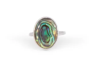 Abalone Shell Ring