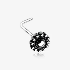 Aira Ornate Filigree Icon L-Shaped Nose Ring