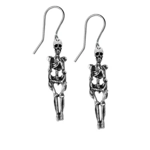 Alchemy Gothic E9  Skeleton Earrings