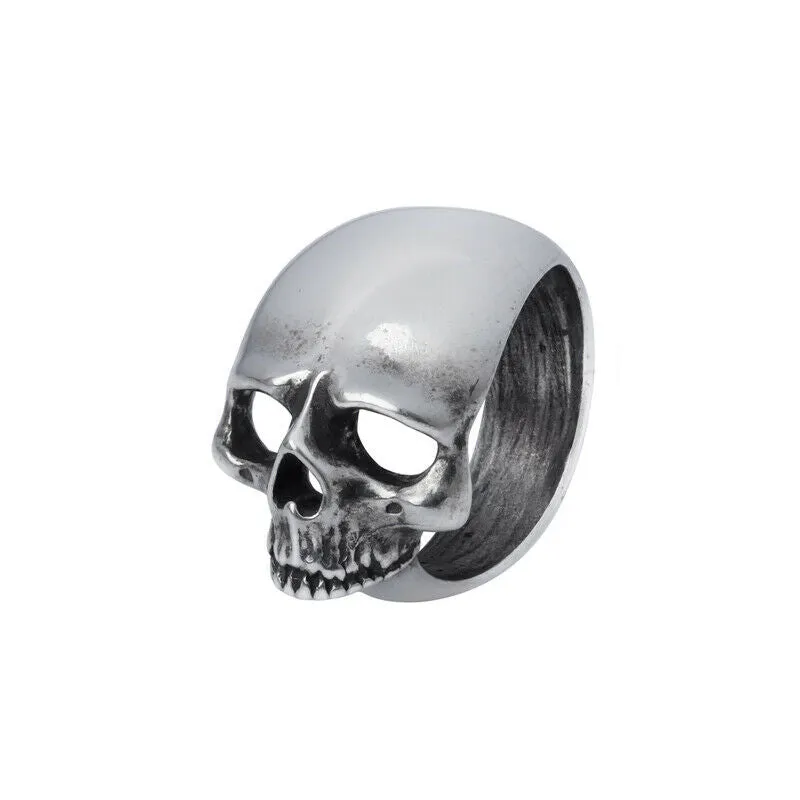 Alchemy Gothic R230 Schädel Schief Ring Skull Men Women England