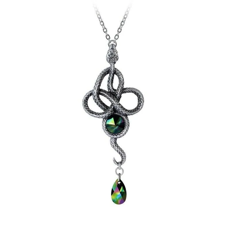Alchemy Of England P874 - Tercia Serpent snake Necklace Gothic Pendant