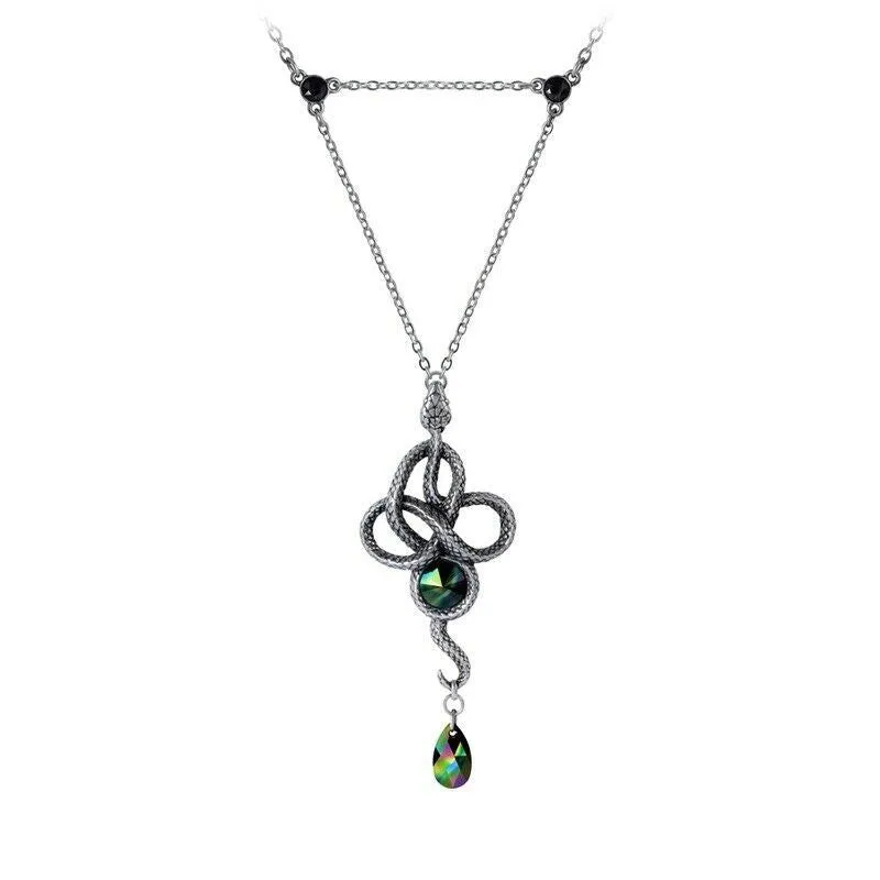 Alchemy Of England P874 - Tercia Serpent snake Necklace Gothic Pendant