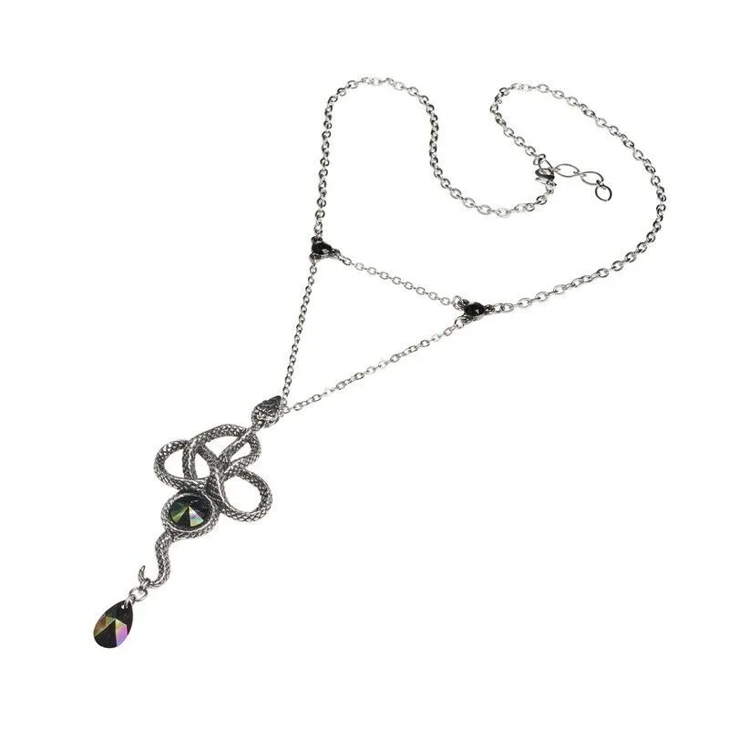 Alchemy Of England P874 - Tercia Serpent snake Necklace Gothic Pendant
