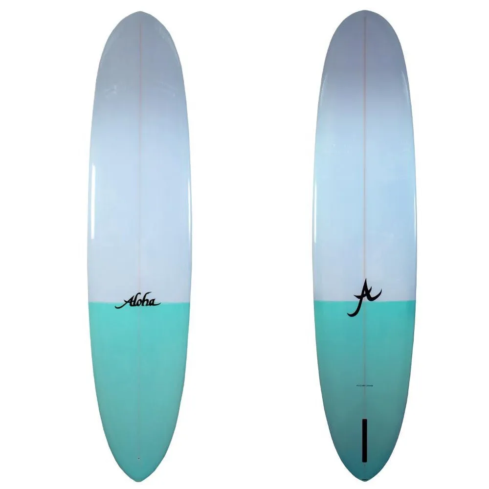 ALOHA PINTAIL NOSE RIDER 9'1" PU AQUA