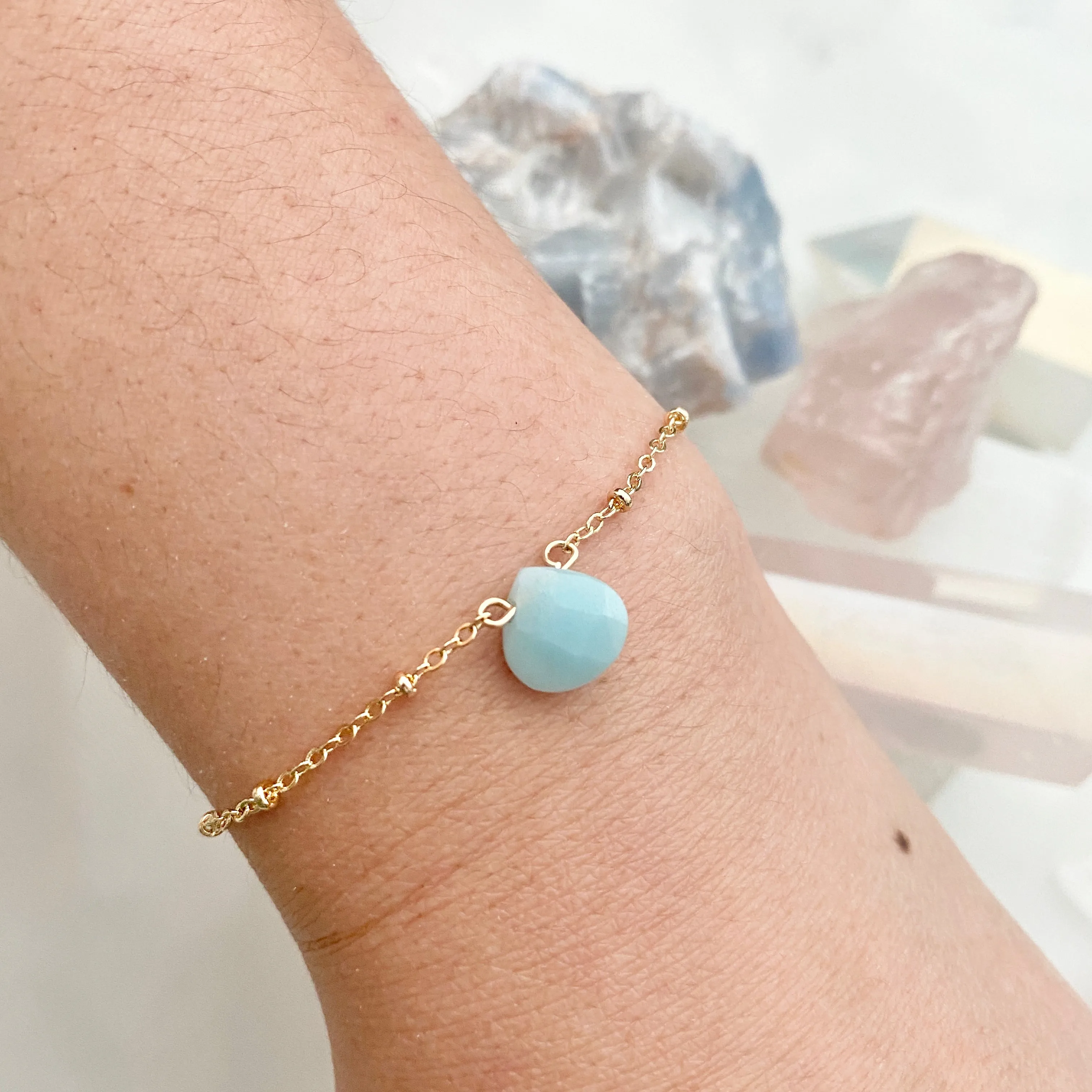 Amazonite Bead Bracelet