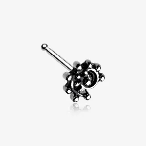 Ambro Swirl Filigree Icon Nose Stud Ring
