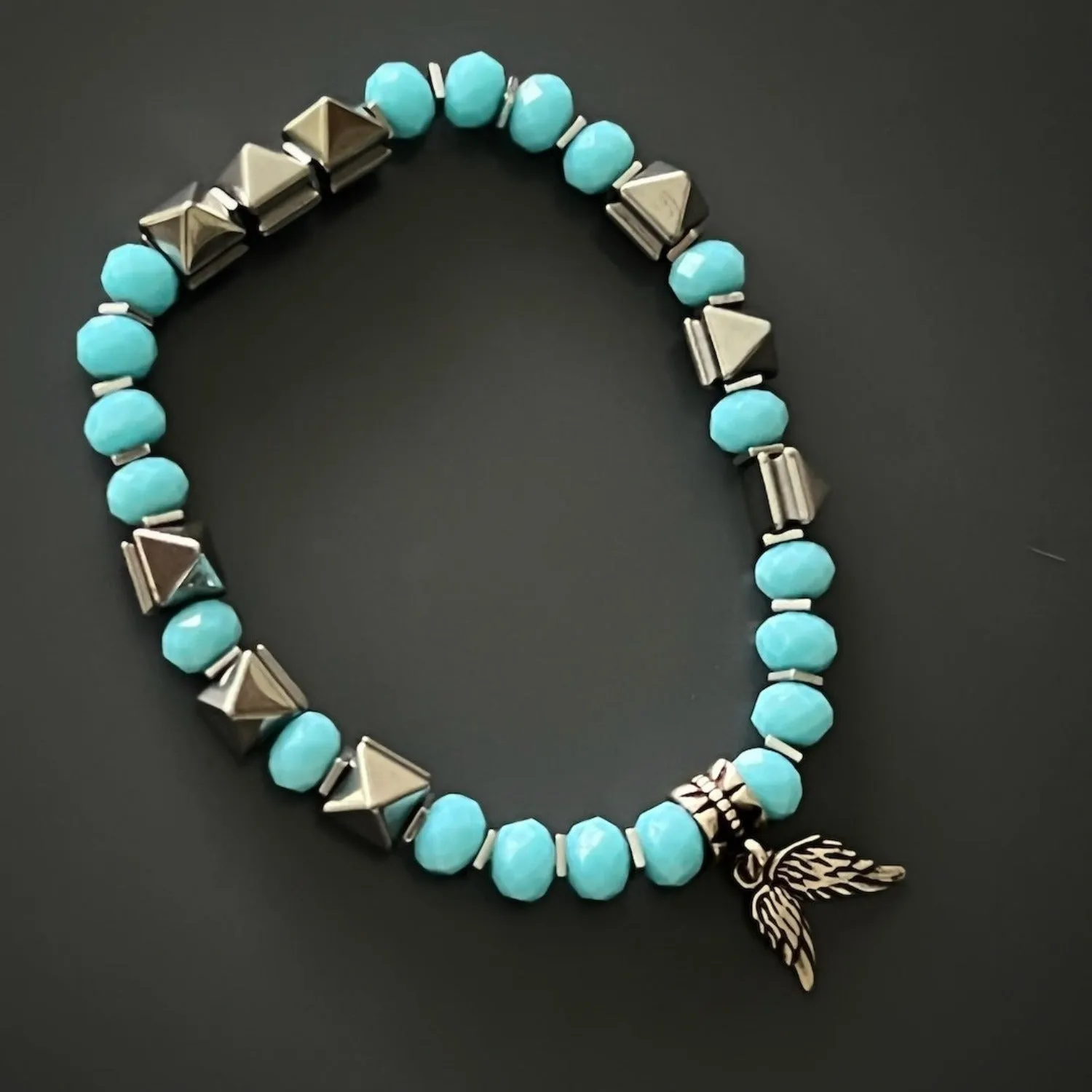 Angel Wings Beaded Anklet