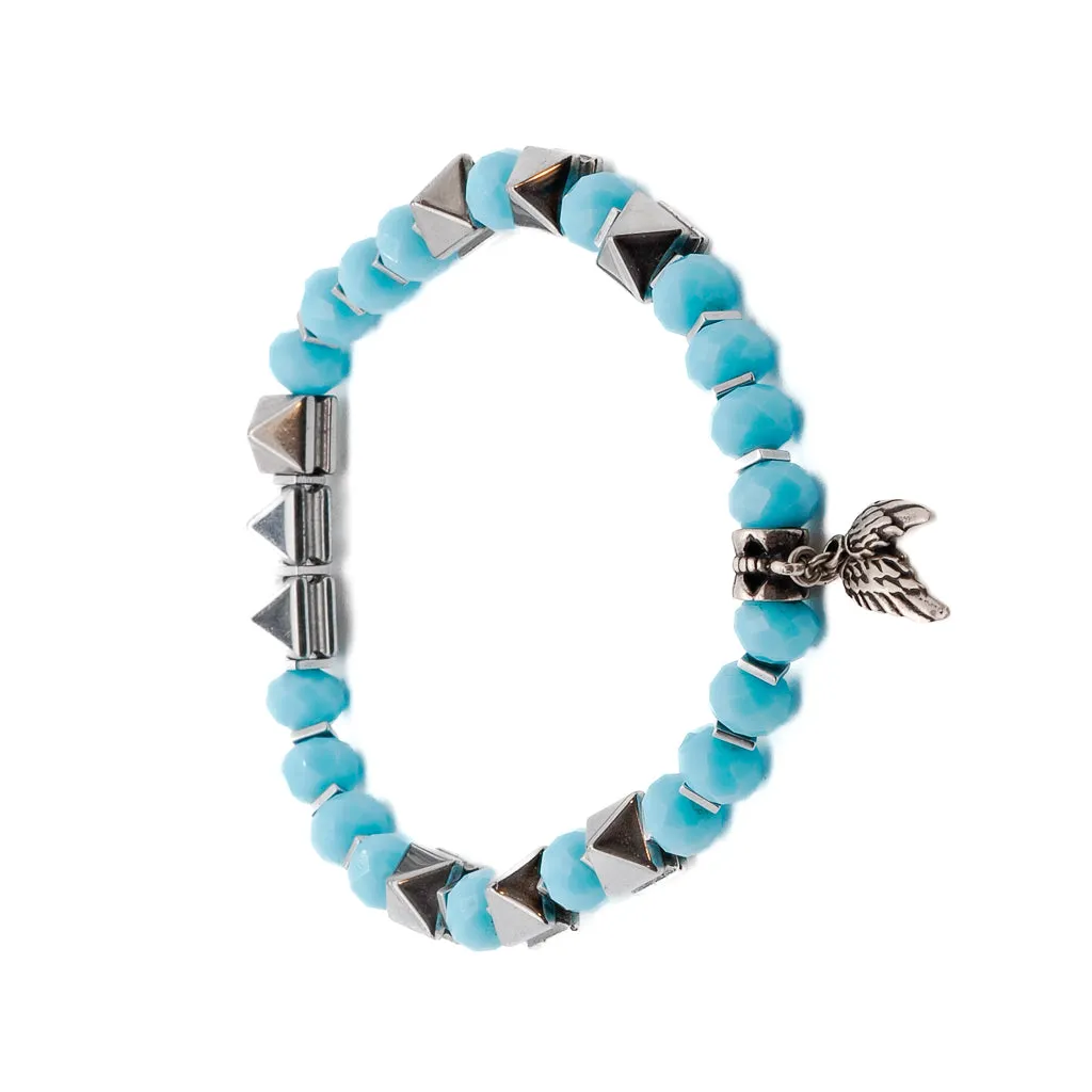 Angel Wings Beaded Anklet
