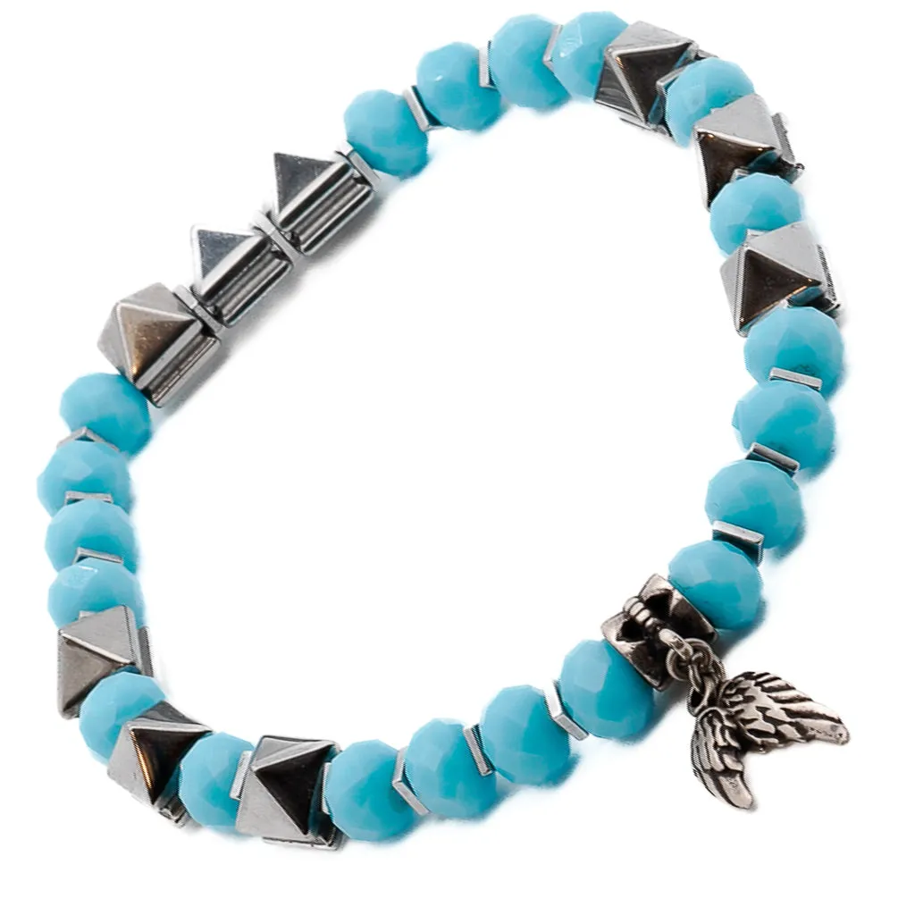 Angel Wings Beaded Anklet