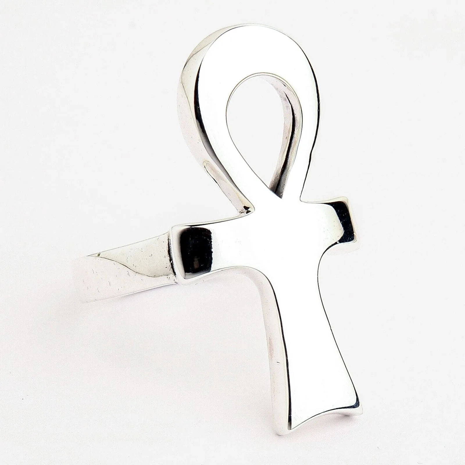 Ankh Sterling Silver Ring