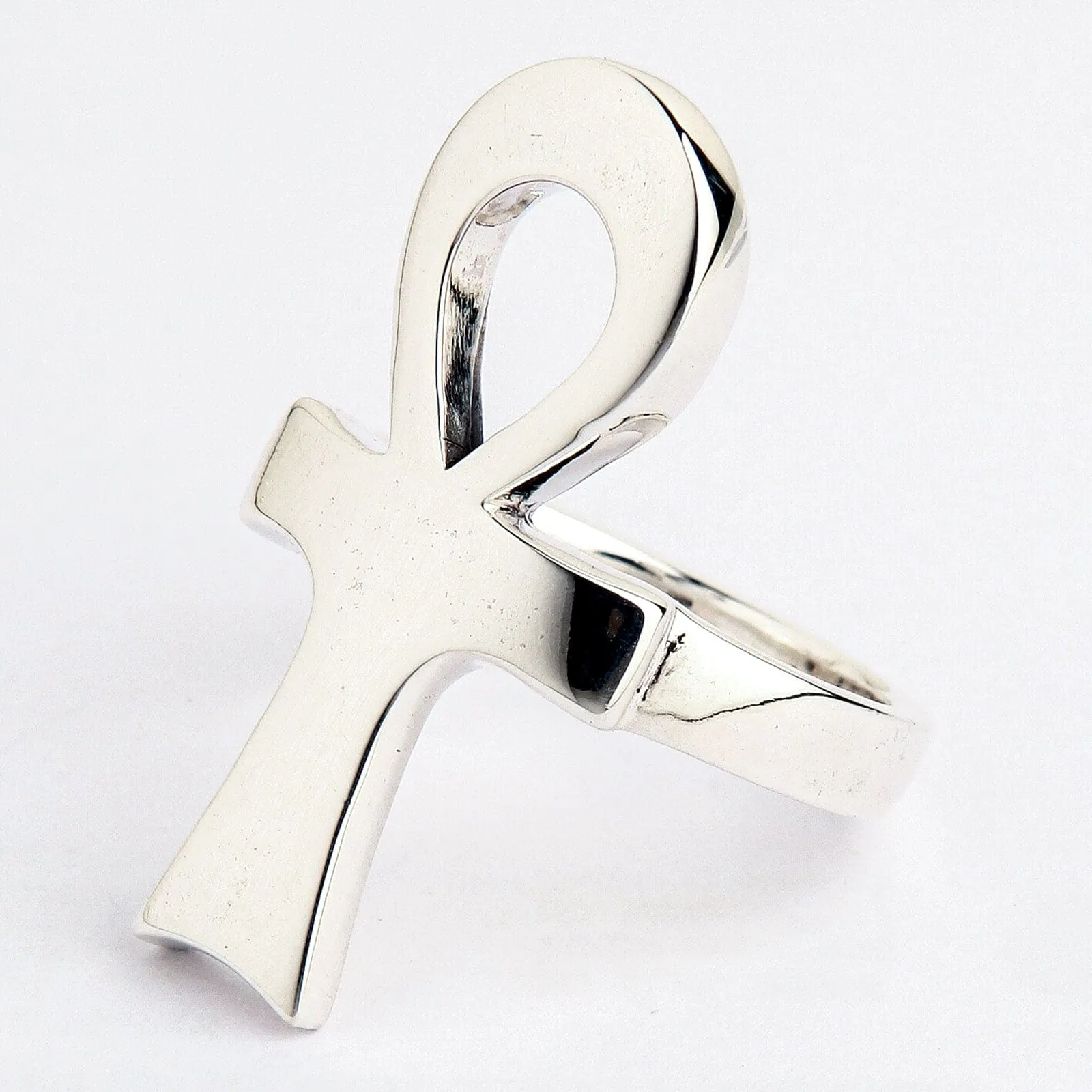Ankh Sterling Silver Ring