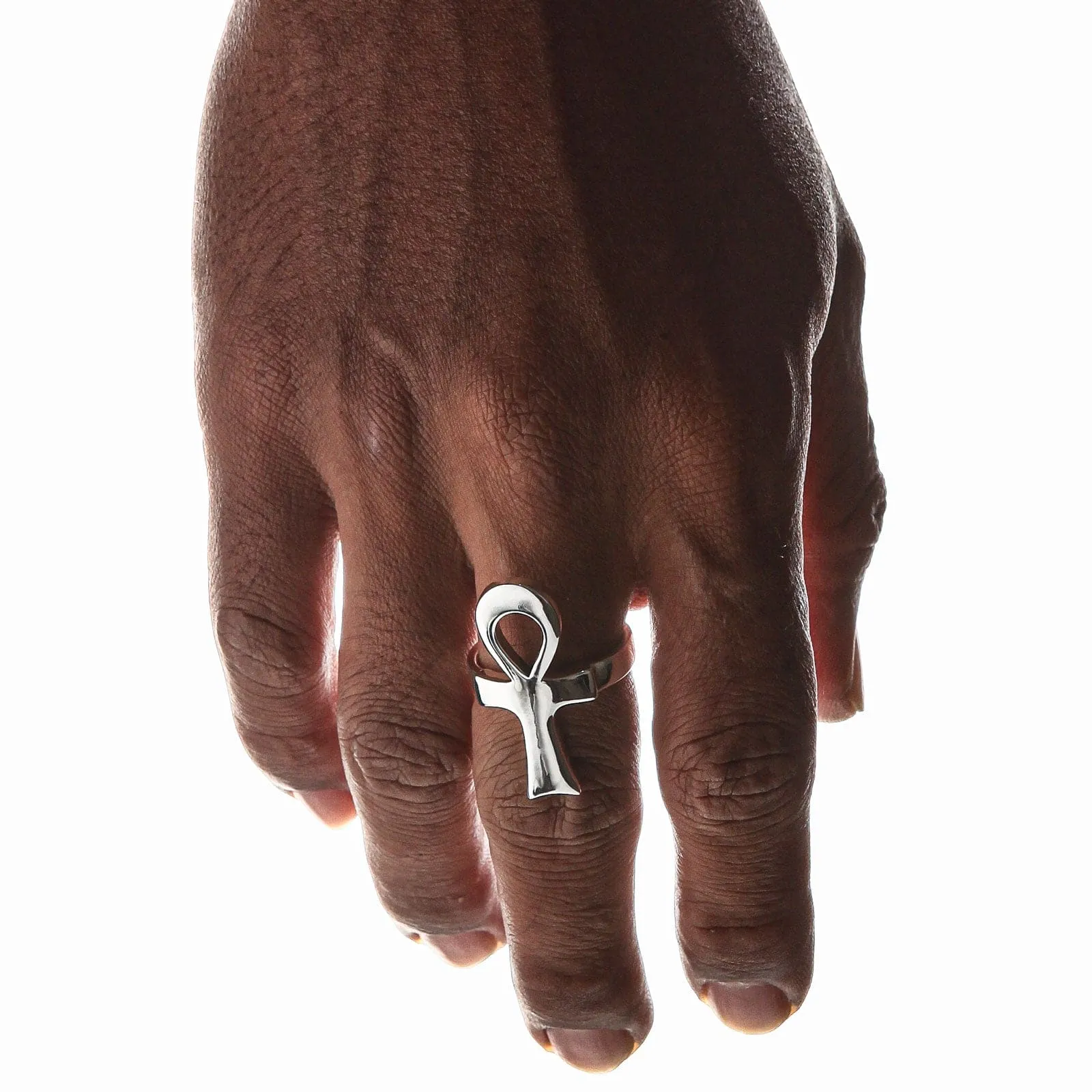 Ankh Sterling Silver Ring