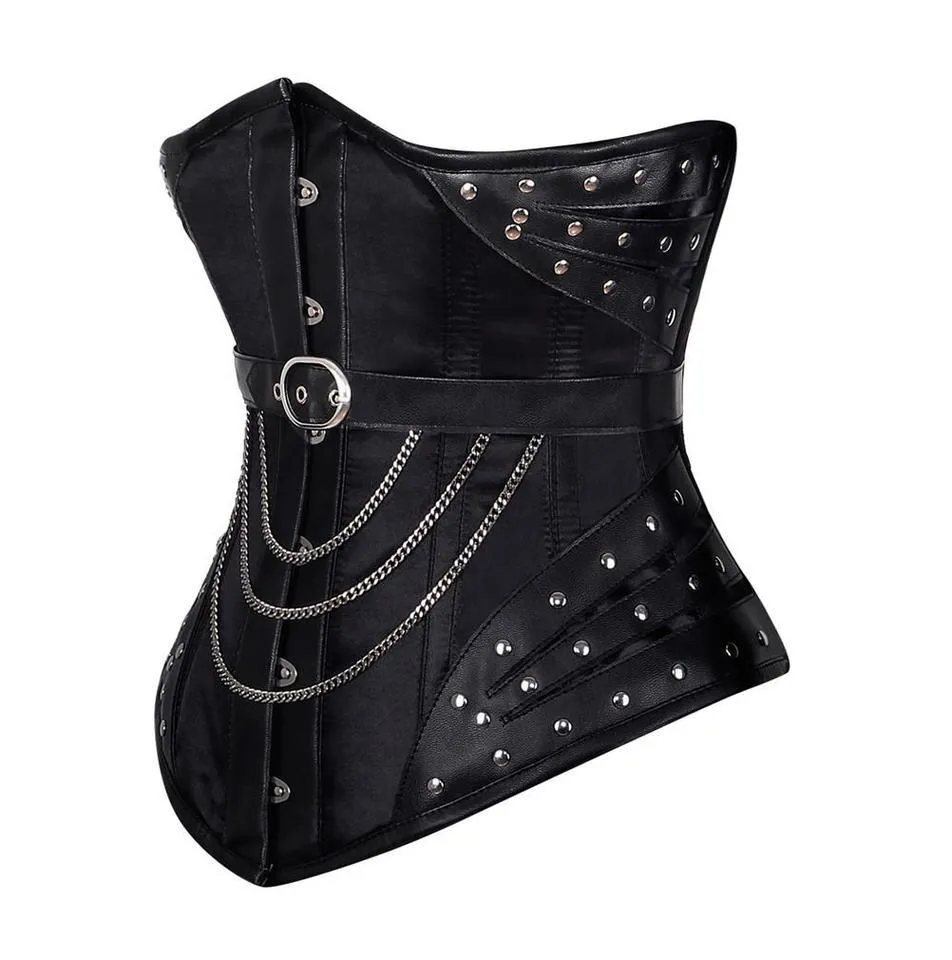 Anyika Gothic Satin Underbust Corset