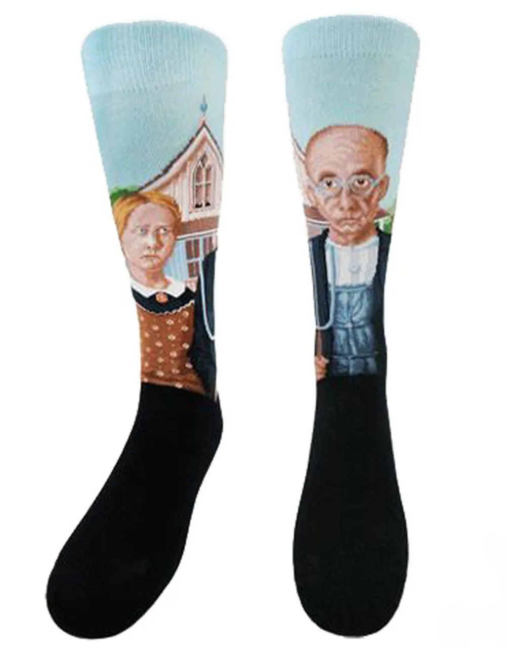 Art Face Mask - American Gothic