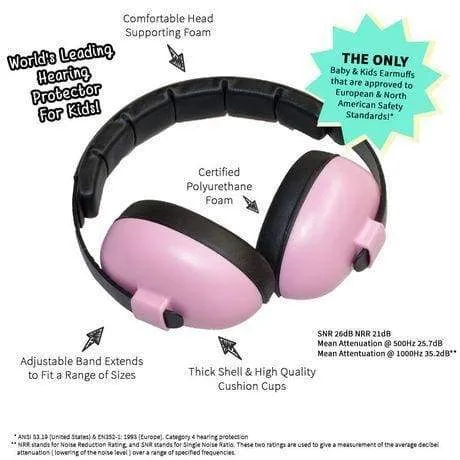Baby Earmuffs Plain Colours and Sunglasses Combo