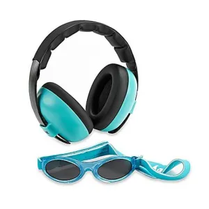 Baby Earmuffs Plain Colours and Sunglasses Combo