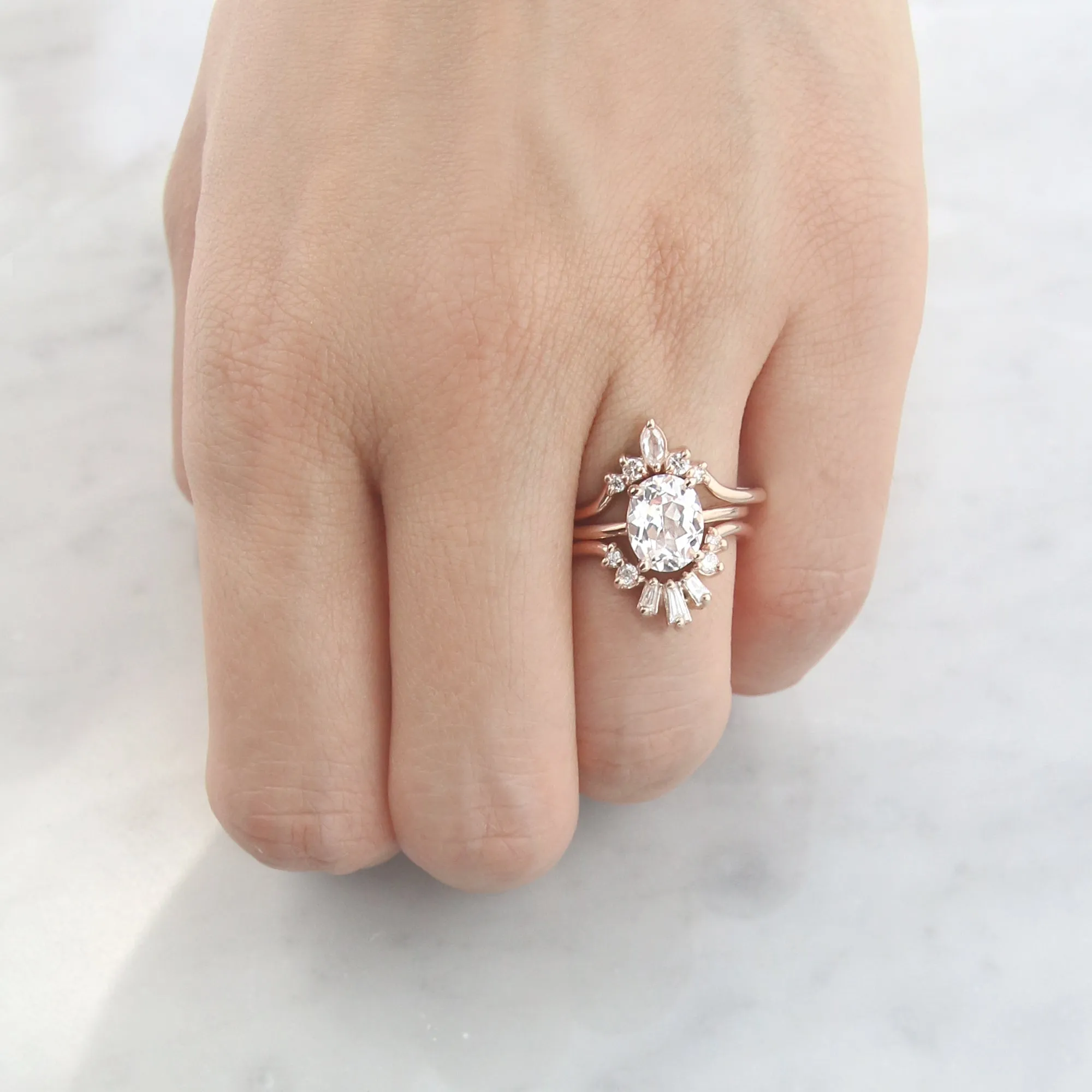 Baguette Contour Band