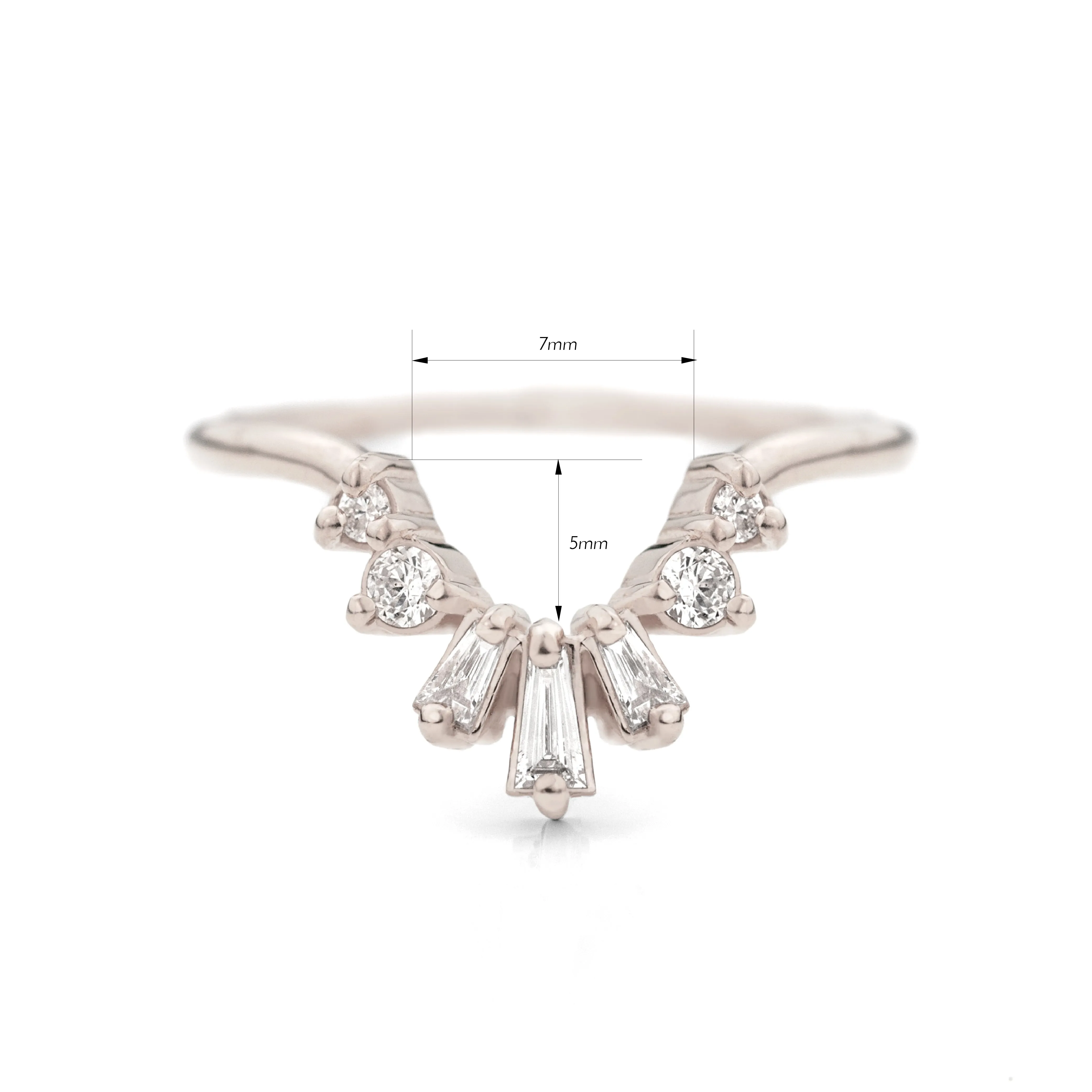 Baguette Contour Band