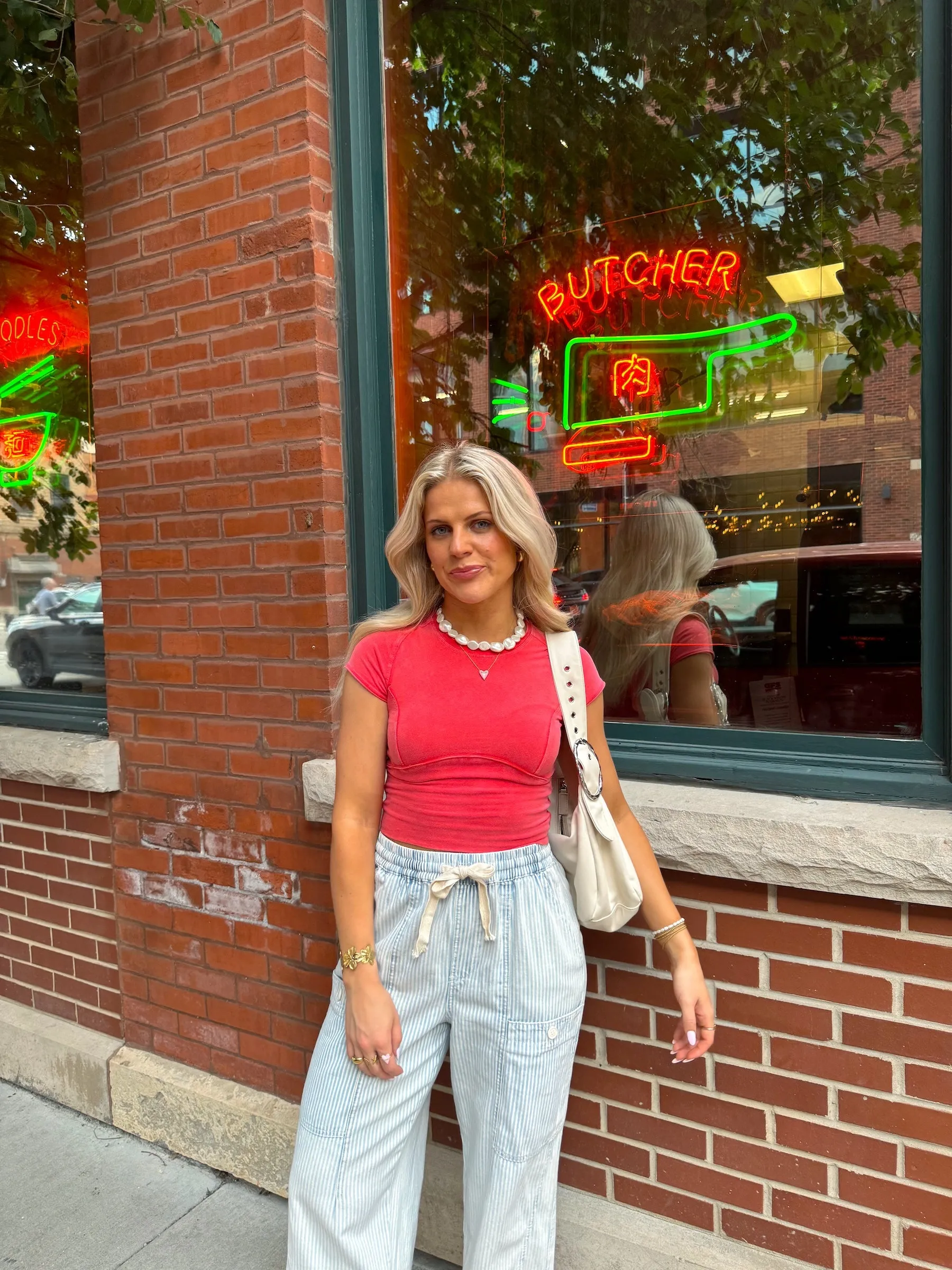 Beach Town Striped Pant