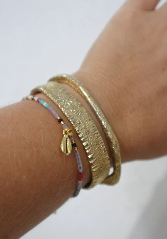 Beaded Cowrie Bracelet