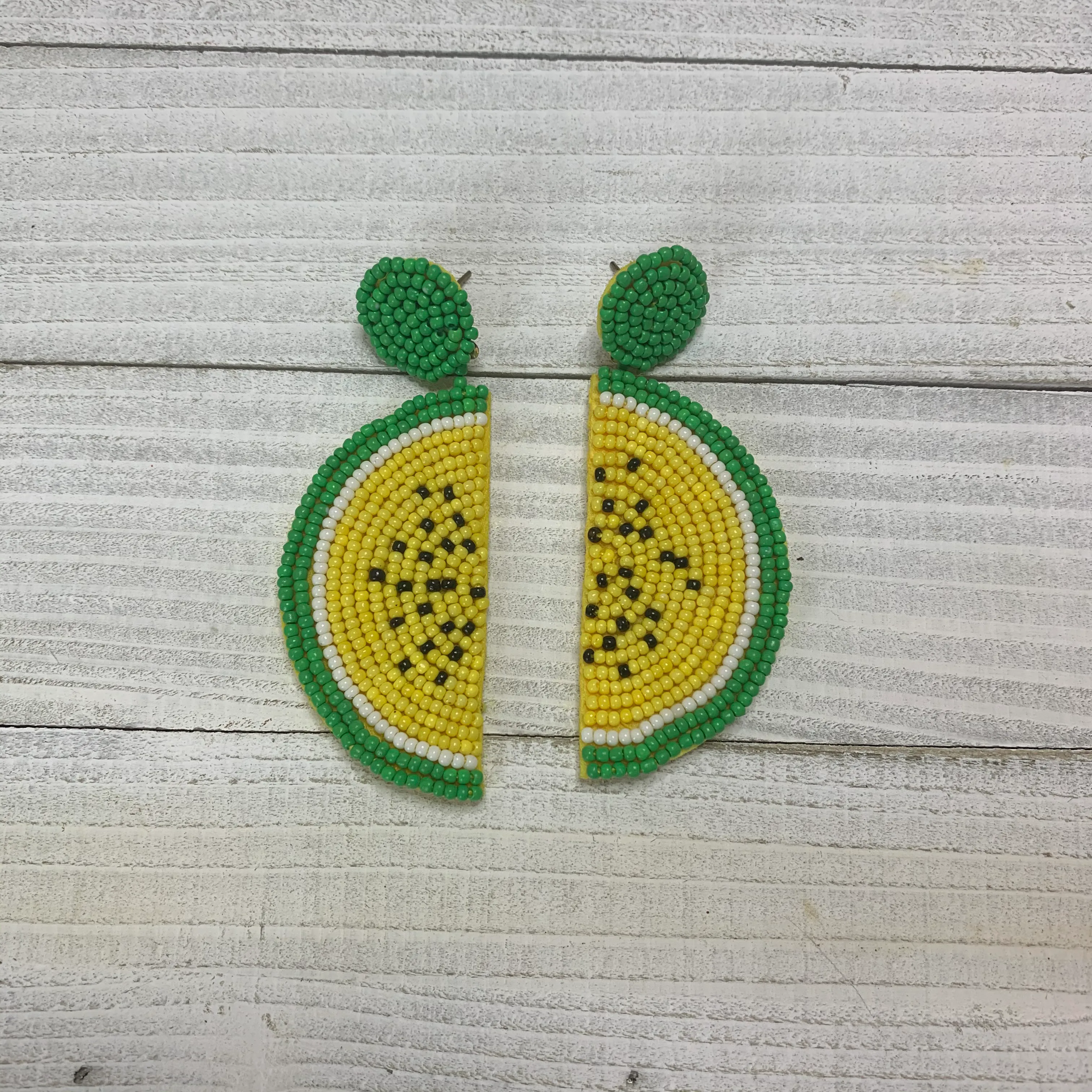 Beaded Fruit Earrings 230-18 | Erika Williner Designs