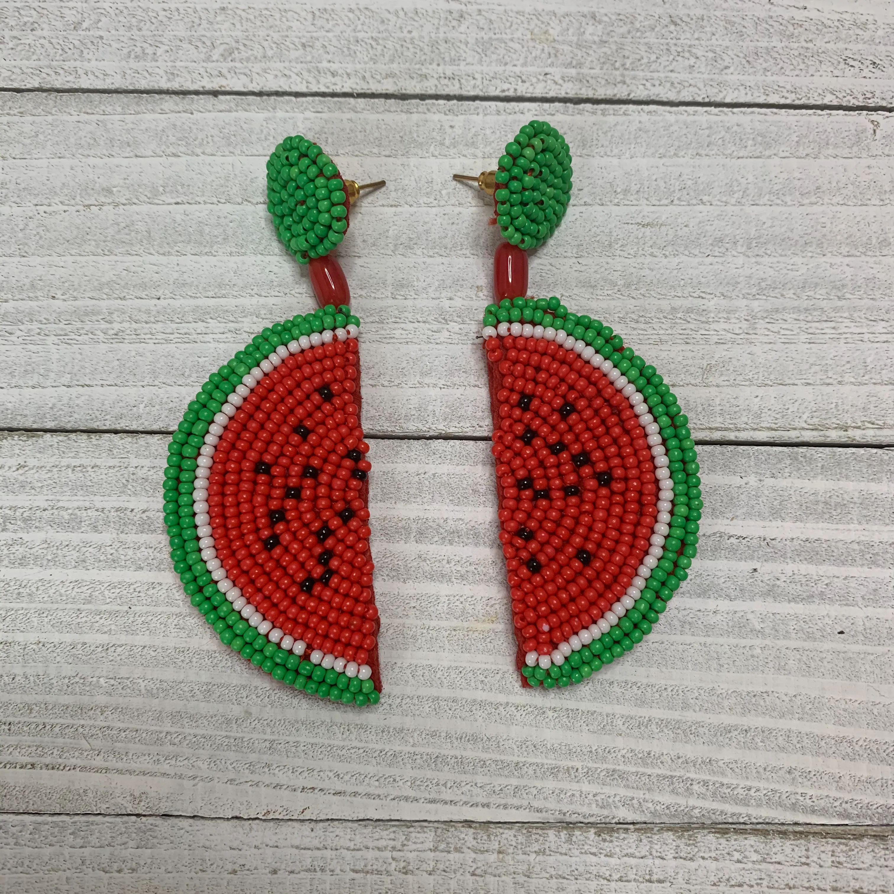 Beaded Fruit Earrings 230-18 | Erika Williner Designs