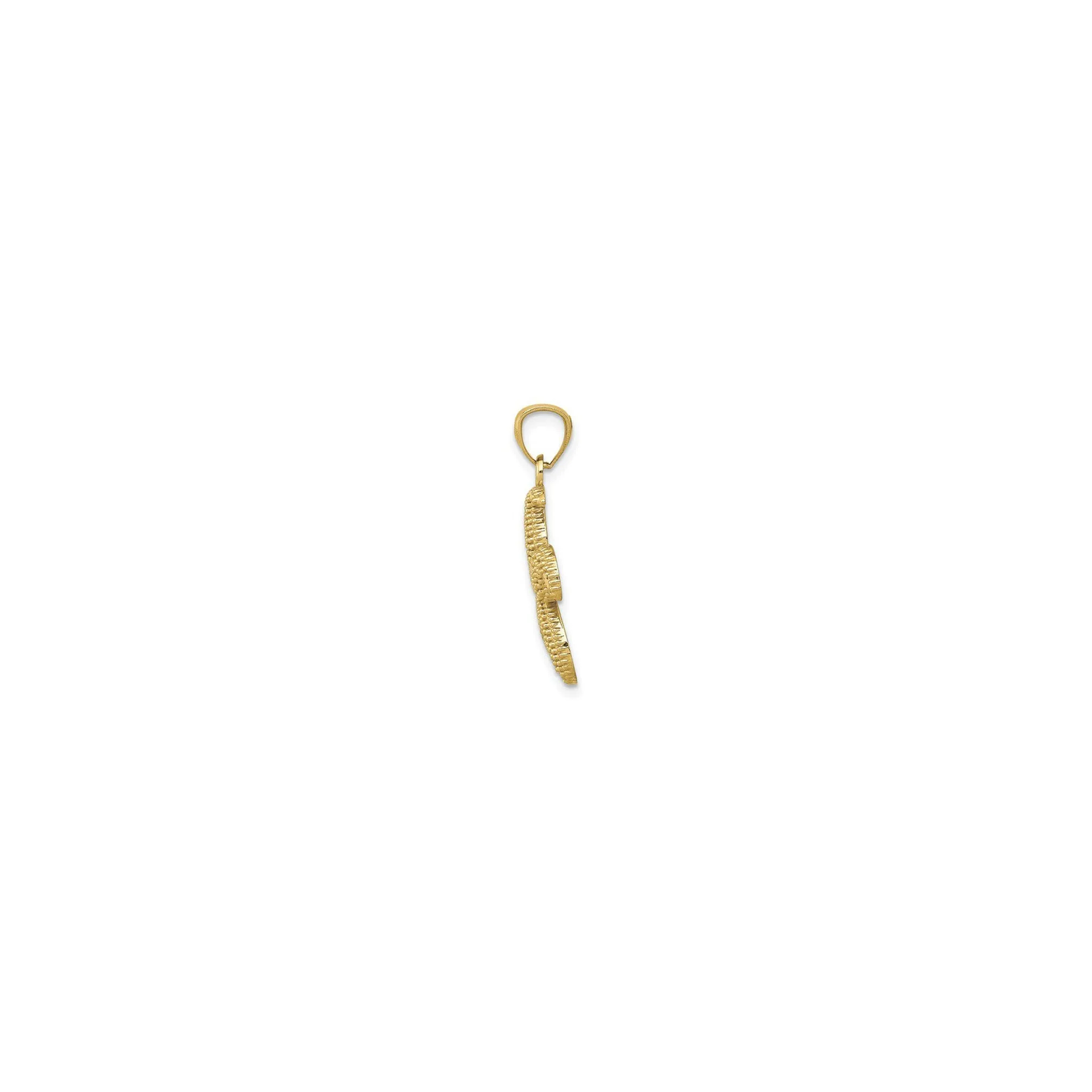 Beaded Starfish Pendant (14K)