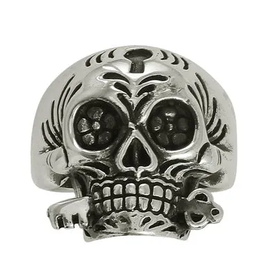 Biker Skull Ring