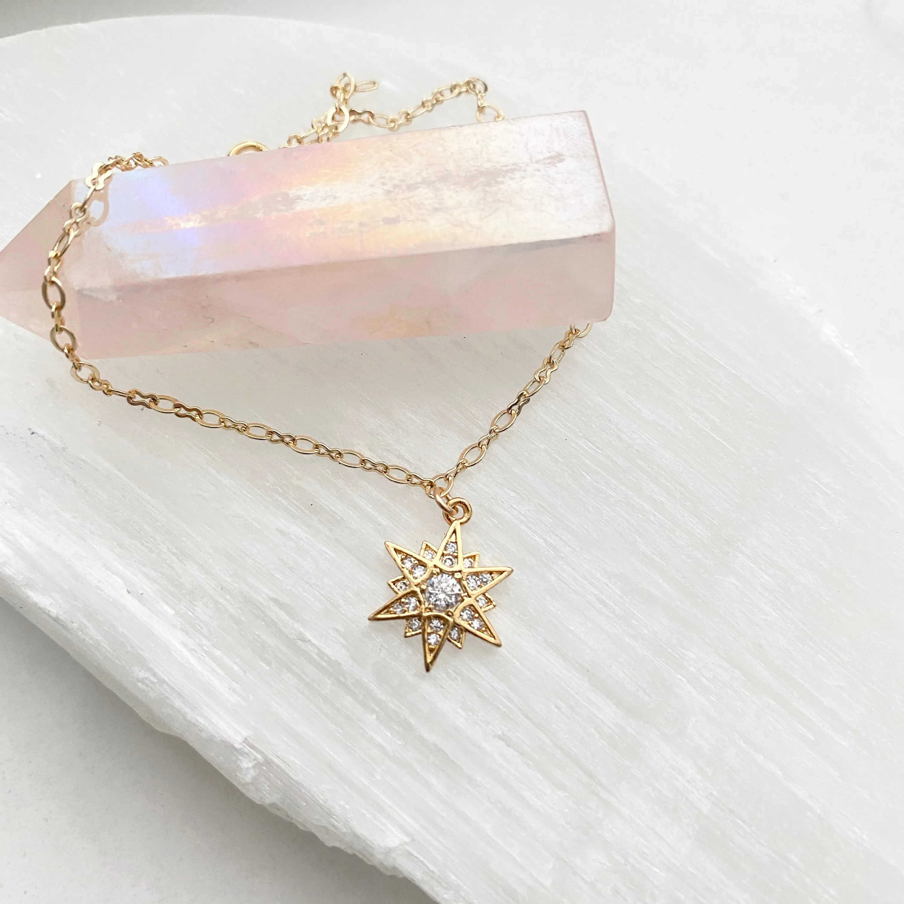 Bre Sparkly Star Charm Bracelet