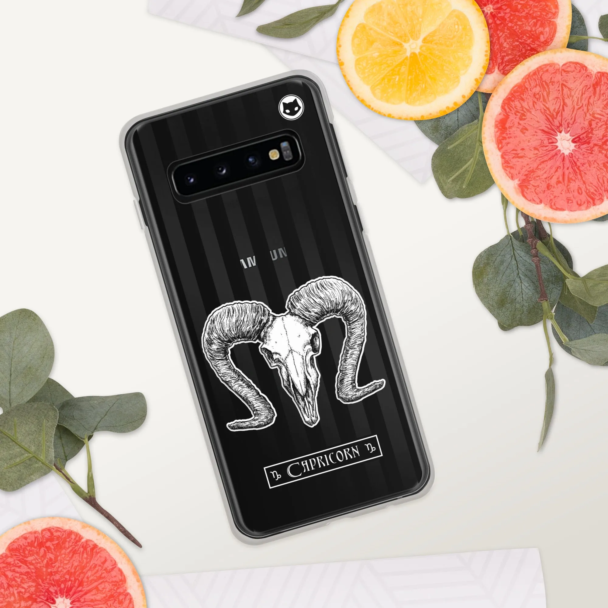 Capricorn Zodiac Samsung Case (Clear)