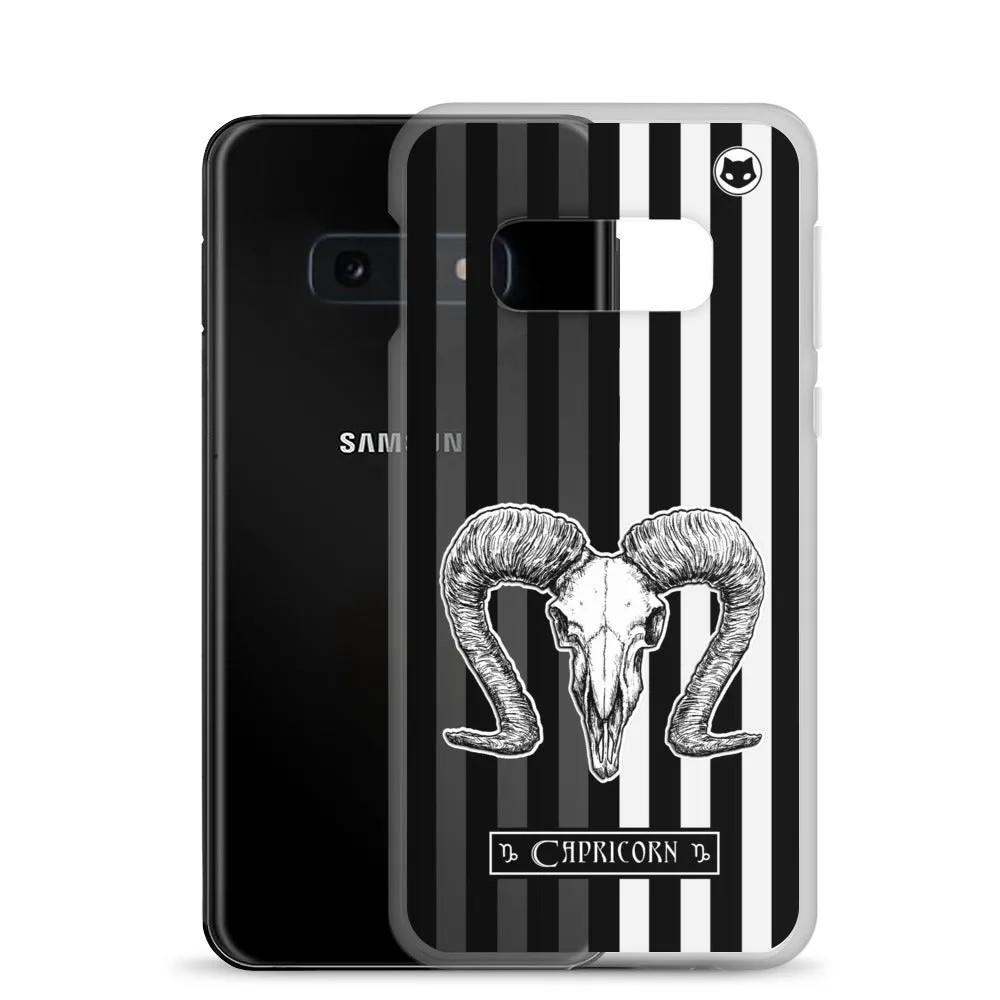 Capricorn Zodiac Samsung Case (Clear)