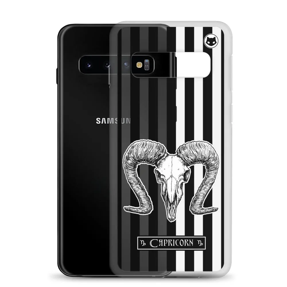 Capricorn Zodiac Samsung Case (Clear)