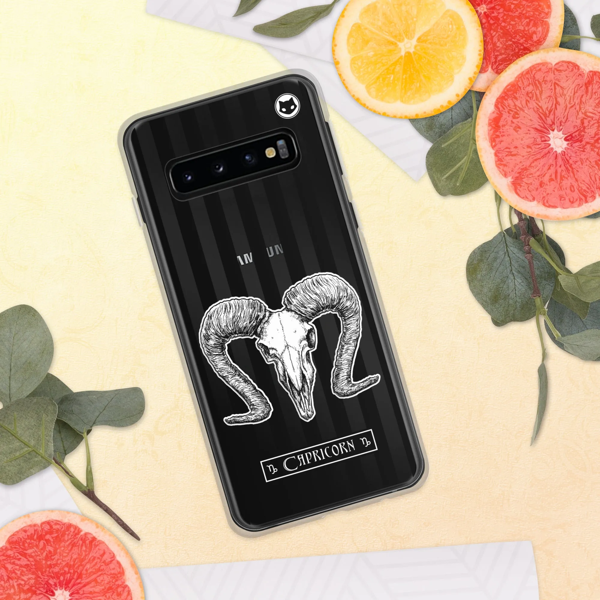 Capricorn Zodiac Samsung Case (Clear)
