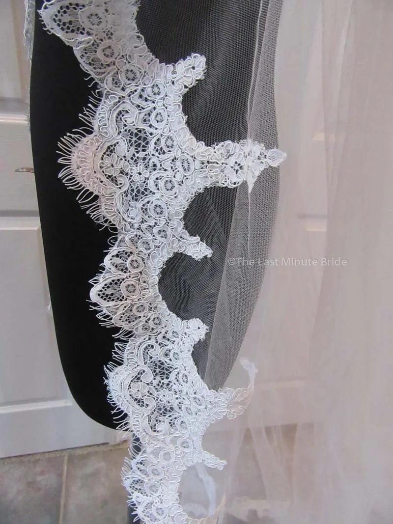 Cathedral Length Veil Style: Alencon