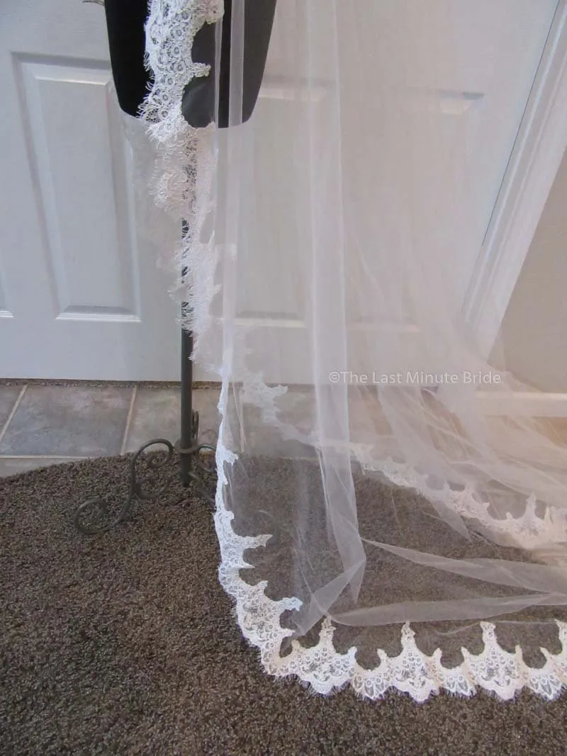 Cathedral Length Veil Style: Alencon