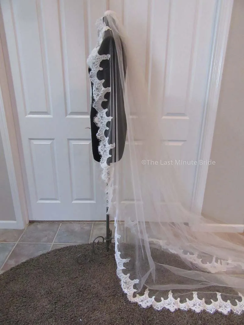 Cathedral Length Veil Style: Alencon