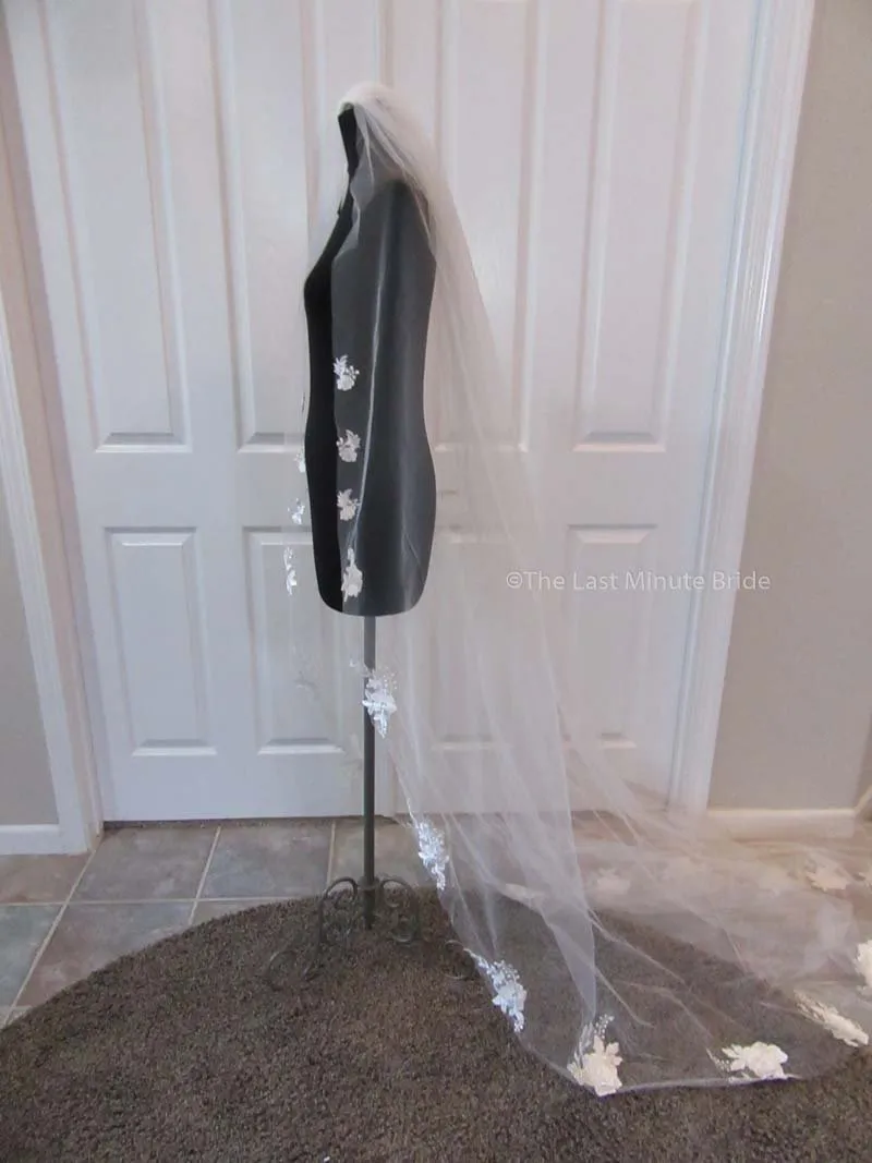 Cathedral Length Veil Style: Bloomin'