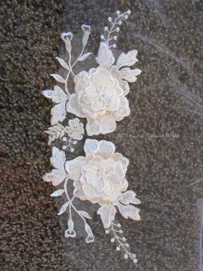 Cathedral Length Veil Style: Bloomin'
