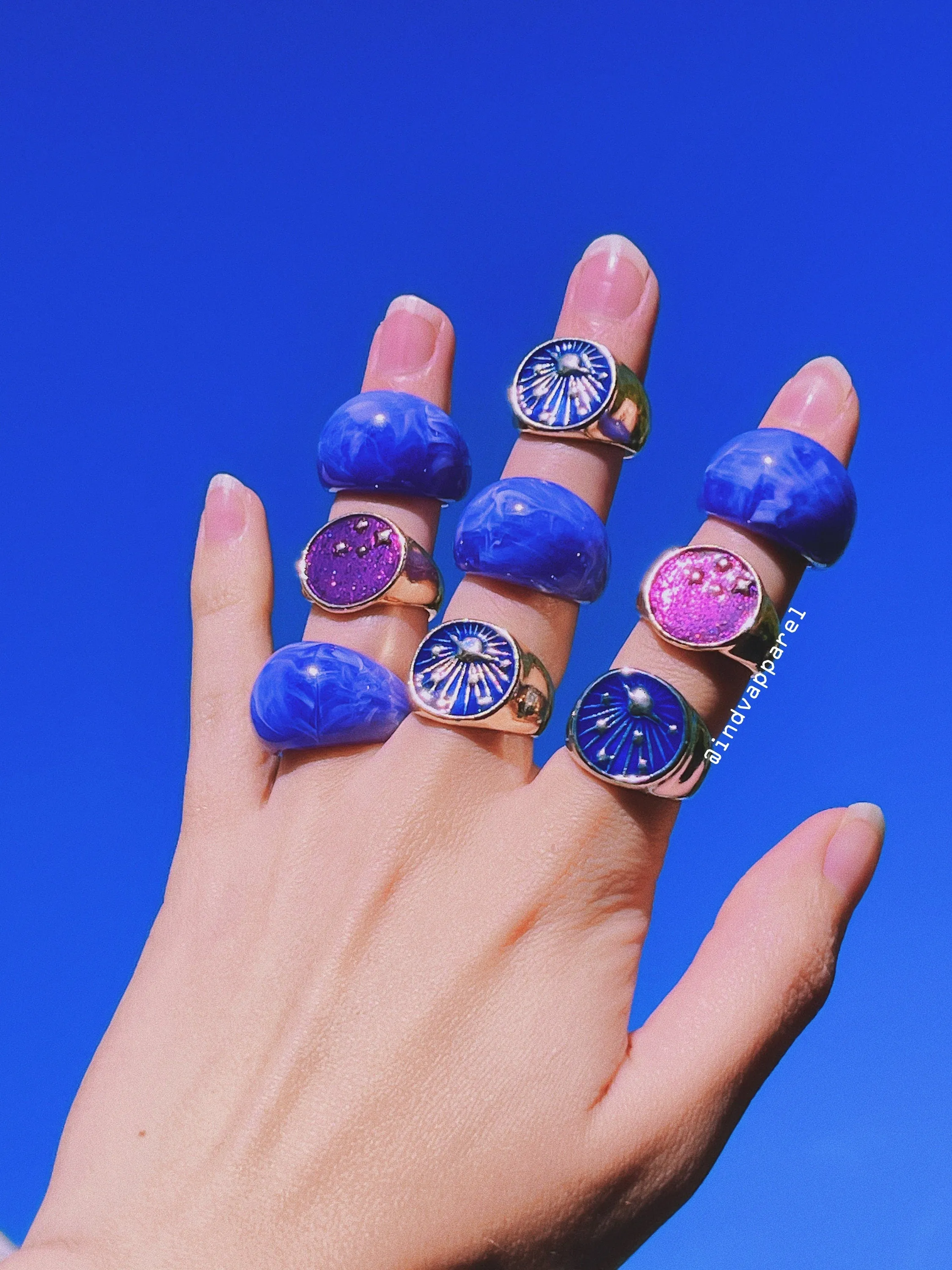 Chunky Galaxy Star Rings