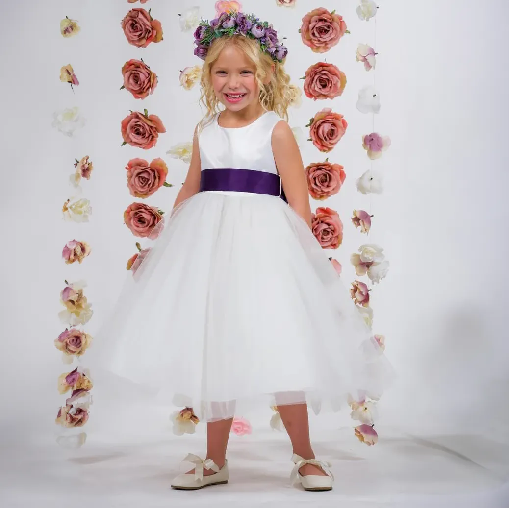 Classic Dolly Dress - Navy Blue Sash