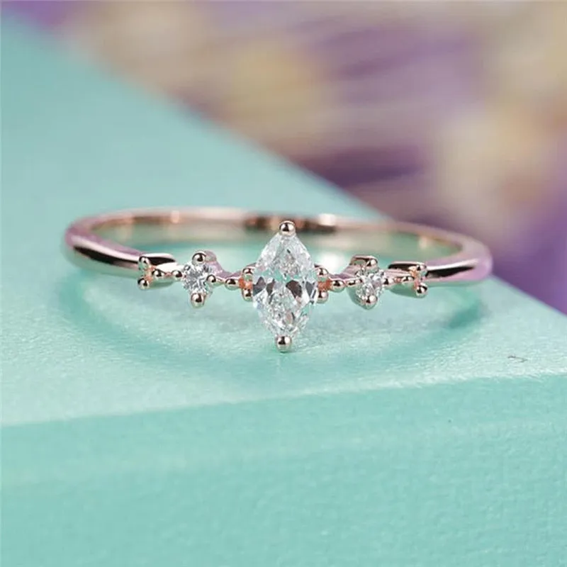 Cluster Bridal Ring