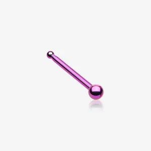 Colorline Ball Top Basic Nose Stud Ring
