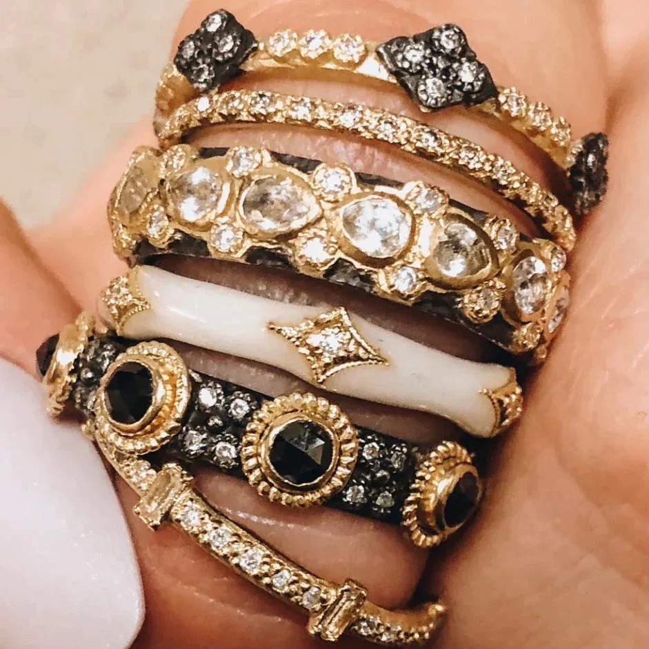 Crivelli Stack Band Ring