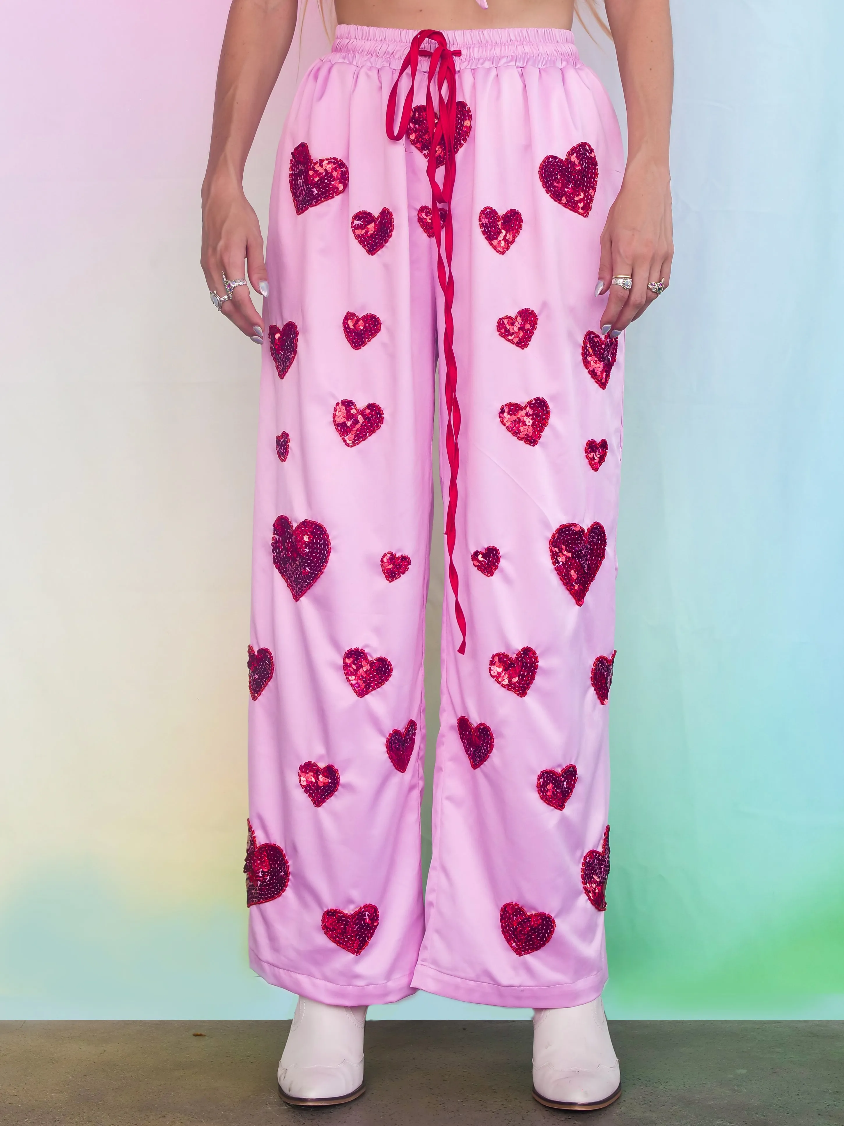 Cupid's Crossfire Silky Lounge Pants